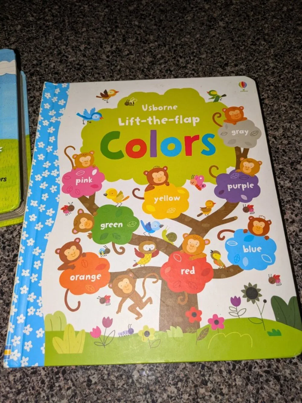 Two Preschool Colors Books Usborne & Poke-A-Dot